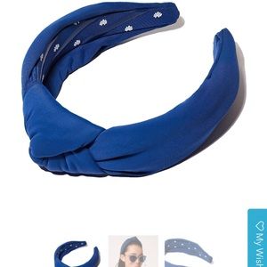 Navy Lele Sadoughi headband